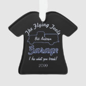 Vliegend gereedschap garage Kerstversiering Ornament (voorkant)