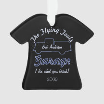 Vliegend gereedschap garage Kerstversiering