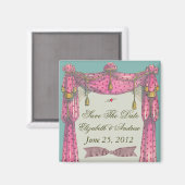Vliegend Hart ~ Magneet Save the Date Love (Voorkant / Achterkant)