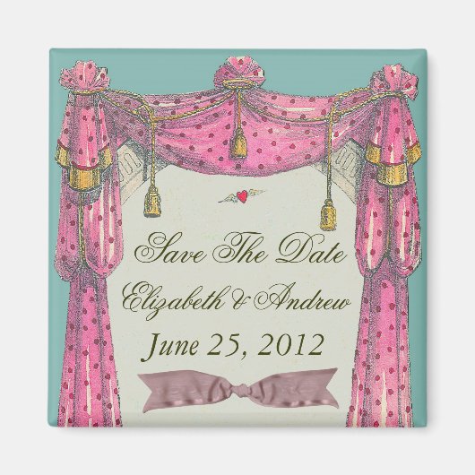 Vliegend Hart ~ Magneet Save the Date Love (Voorkant)