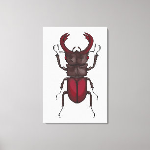 Vliegend hert canvas afdruk