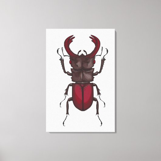 Vliegend hert canvas afdruk (Voorkant)