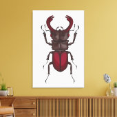 Vliegend hert canvas afdruk (Insitu (Woonkamer))