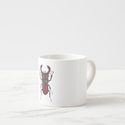 Vliegend hert espresso kop (Voorkant rechts)