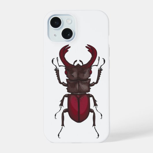 Vliegend hert iPhone 15 case (Achterkant)