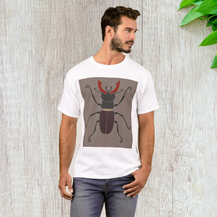 Vliegend Hert Kever Minimalistisch Insect T-shirt