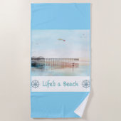 Vliegend hoog bij laag tij strandlaken (Voorkant)