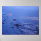 Vliegend hoog Poster (Voorkant)