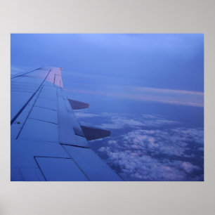 Vliegend hoog Poster