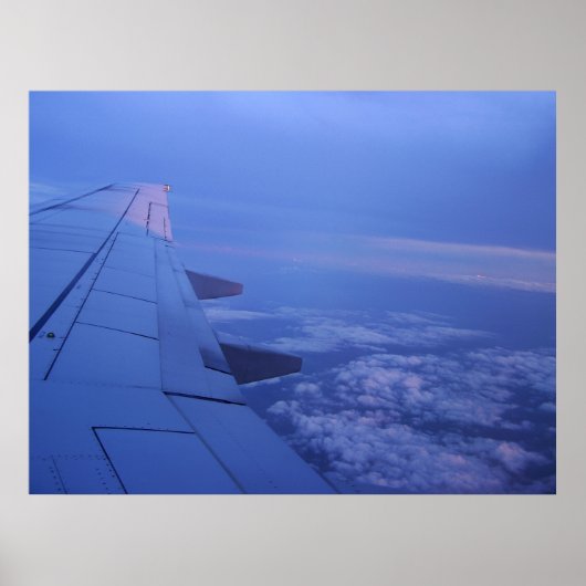 Vliegend hoog Poster (Voorkant)