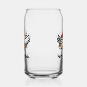 Vliegend Kerst Varken Blikvorm Glas (Links)