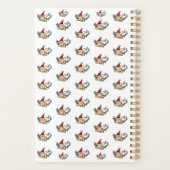 Vliegend kerstvarken planner (Achterkant)