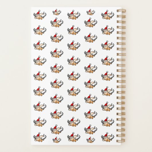 Vliegend kerstvarken planner (Achterkant)