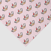 Vliegend kerstvarken tissuepapier (Detail)