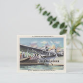  vliegend klippersschip briefkaart (Staand voorkant)