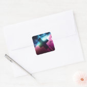 Vliegend kruis in de Sticker Ruimtevaart (Envelop)