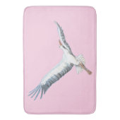 Vliegend mat van witte ooievaar (Voorkant Verticaal)