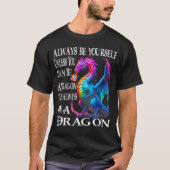 Vliegend Mythisch Wezen Koele Dragon Flame-spuwen T-shirt (Voorkant)