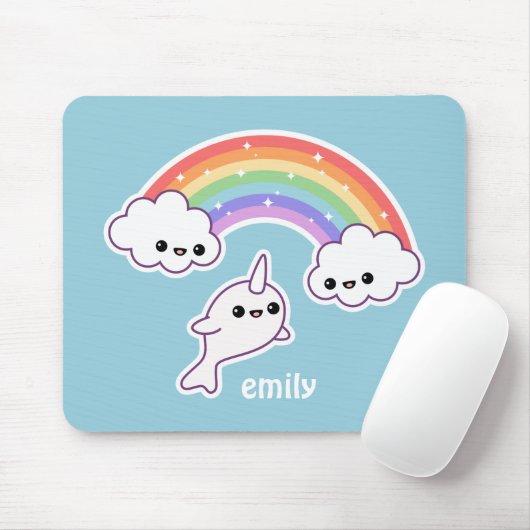 Vliegend Narwhal Muismat (Met muis)