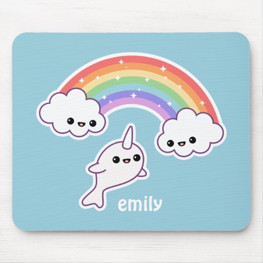 Vliegend Narwhal Muismat (Voorkant)