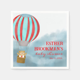 Vliegend over de wolken Baby komt Baby Shower Servet