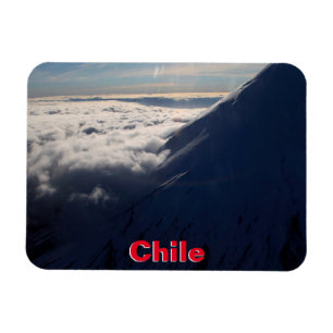 Vliegend over Osorno Volcano, Chili Magneet