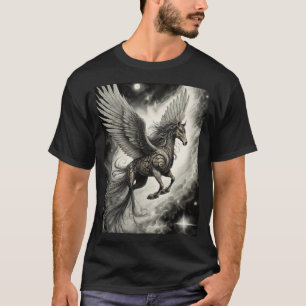 vliegend paard mythisch wezen t-shirt