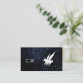 Vliegend paard / nachtelijke hemel visitekaartje (Staand voorkant)