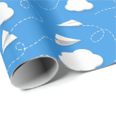 vliegend papier vliegtuigen gezwollen wolken ELKE (Rol Hoek)