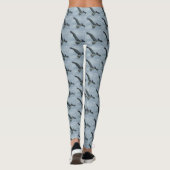 Vliegend Pelikaan Vogelpatroon Leggings (Achterkant)