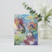 Vliegend Pet en Friends~~ Briefkaart (Staand voorkant)