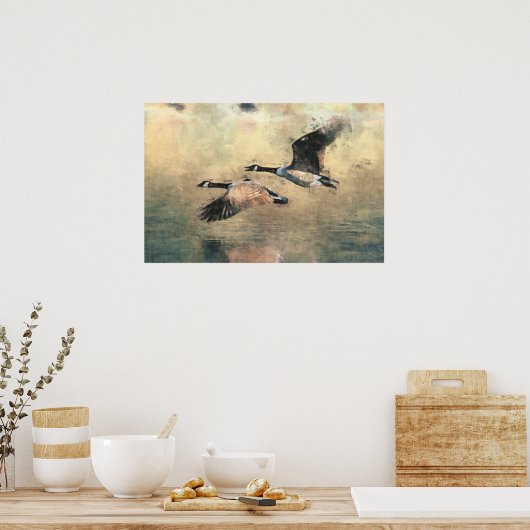 Vliegend Poster van Canada (Keuken)