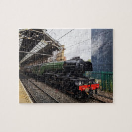 vliegend schip op het station Preston Legpuzzel
