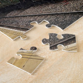 vliegend schip op het station Preston Legpuzzel (Zijkant)
