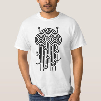 Vliegend Spaghettimonster (lijnen) T-shirt