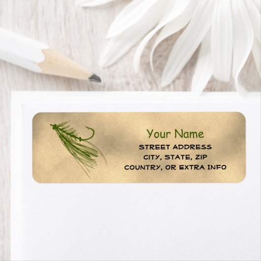 Vliegend Stropdas met oud papieren ontwerp Etiket (Insitu)