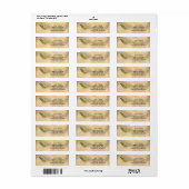 Vliegend Stropdas met oud papieren ontwerp Etiket