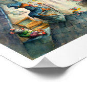 Vliegend Tapijt Kinderposter Poster (Hoek)