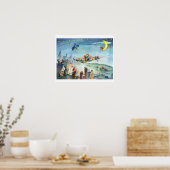 Vliegend Tapijt Kinderposter Poster (Keuken)