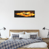 Vliegend Thuis Canvas Afdruk (Insitu (Slaapkamer))