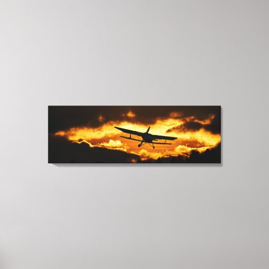 Vliegend Thuis Canvas Afdruk (Voorkant)