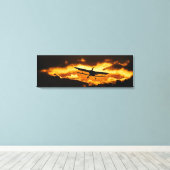 Vliegend Thuis Canvas Afdruk (Insitu (Houten vloer))