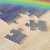 Vliegend Unicorn over regenboogdromen Fantasy Hors Legpuzzel (Zijkant)