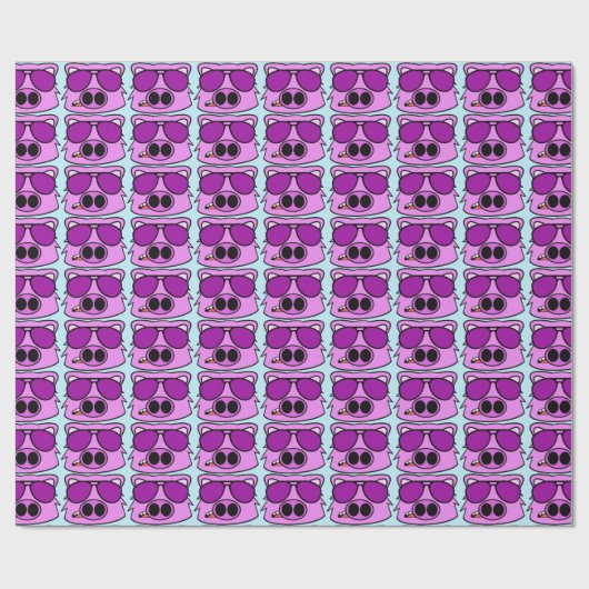 vliegend varken cadeaupapier (Vlak)