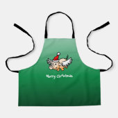 Vliegend Varken Kerstmis Schort (Voorkant)