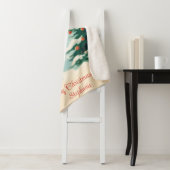 Vliegend Varken Kerstmis Sherpa Deken (In situ)