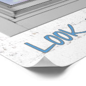 vliegend varken, kijk naar ons raam poster (Hoek)