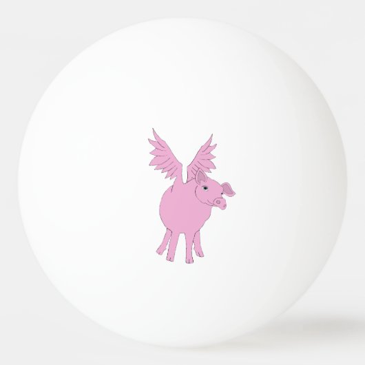 Vliegend varken Ping Pong Ball (Achterkant)