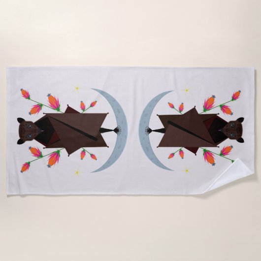 Vliegend varken strandlaken (Voorkant)