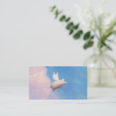 vliegend varken visitekaartje (Staand voorkant)